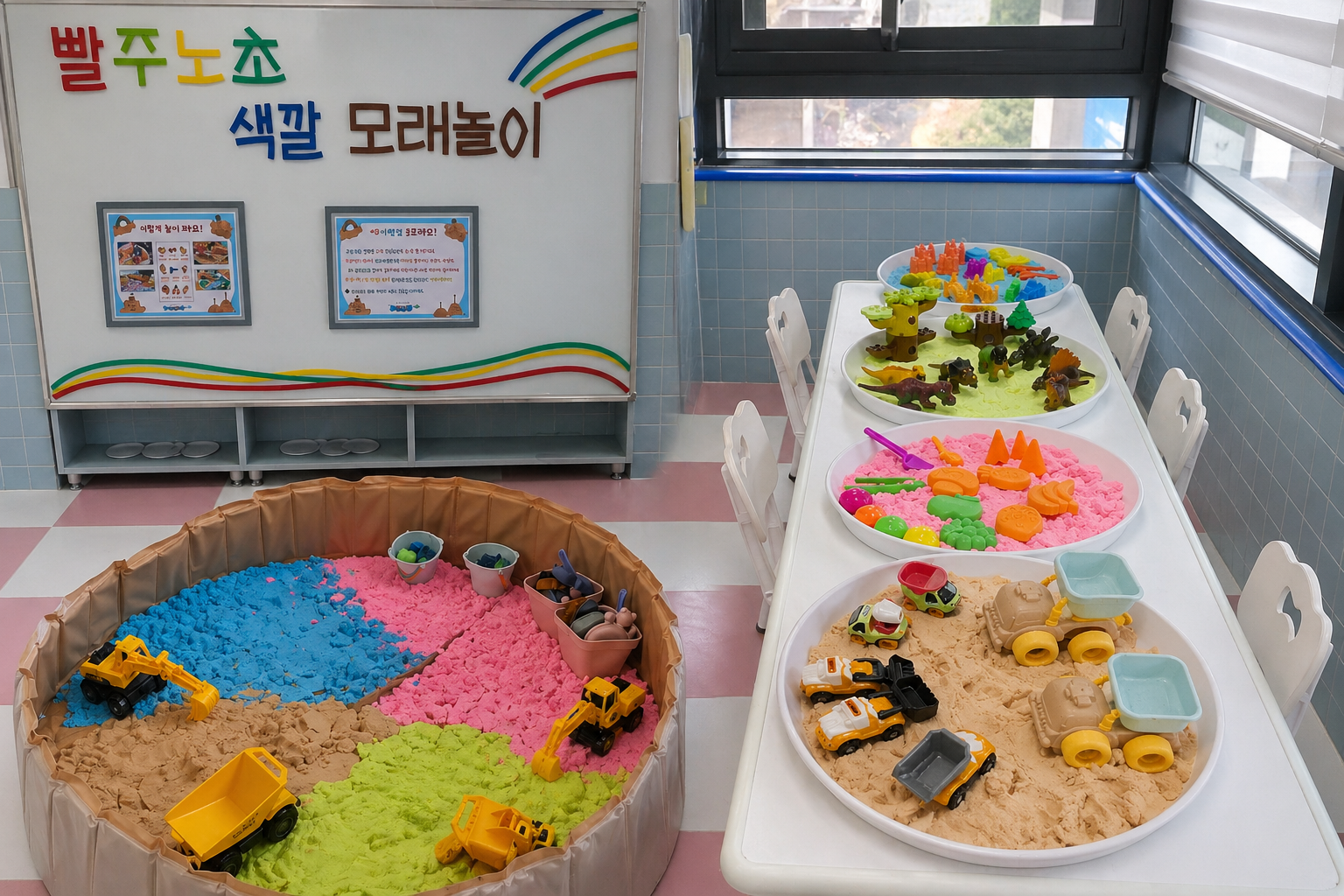 2층 풍덩컬러노리2 - 색깔 모래로 오감 자극 체험 공간  썸네일